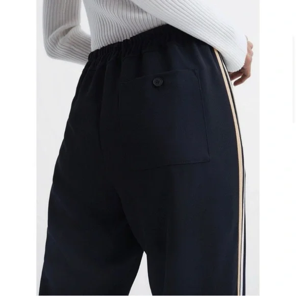 Reiss ODELL Hi Rise Taper Leg Trouser Pants